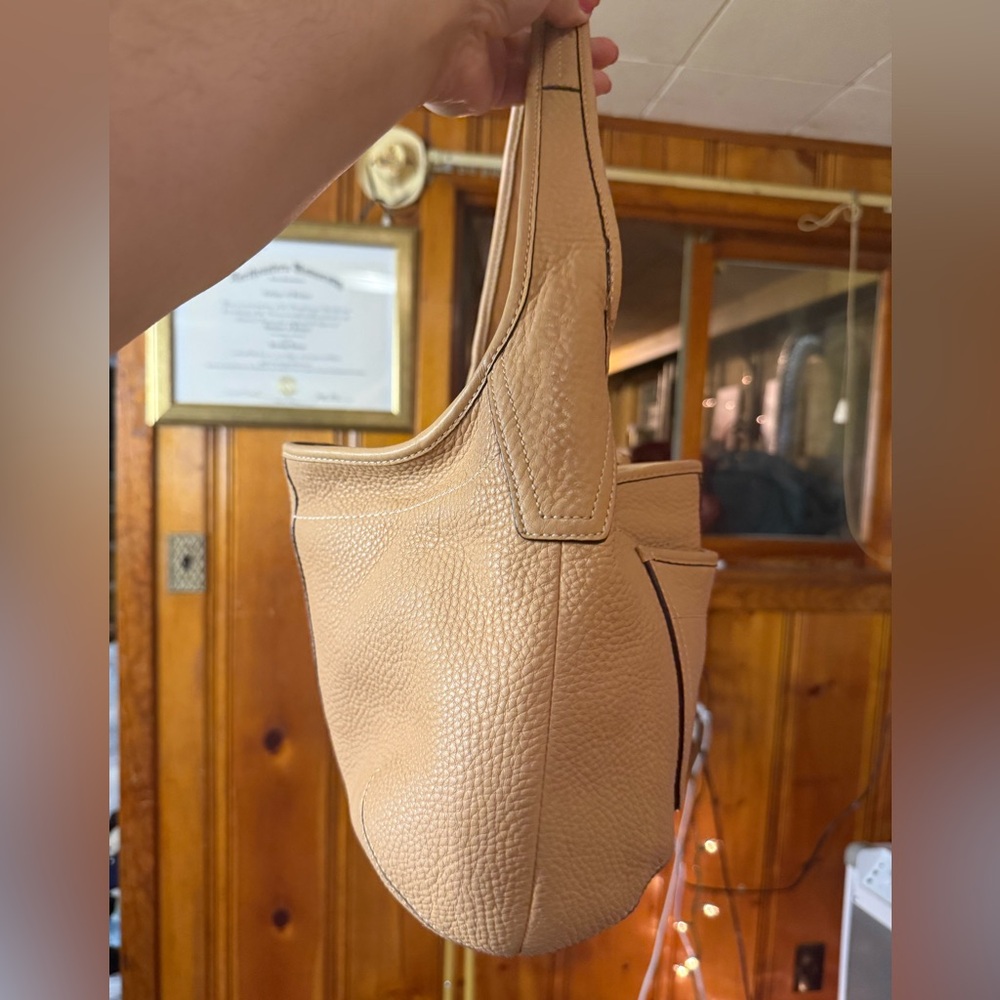 Coach Ergo Tan Leather Shoulder Bag - Classic Pebbled Hobo - Picture 3 of 8